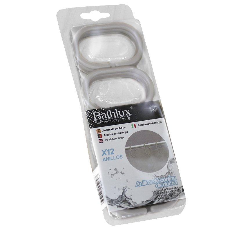 Кільця для шторки 12 шт. Bathlux Rosa 30011 132507, фото 1