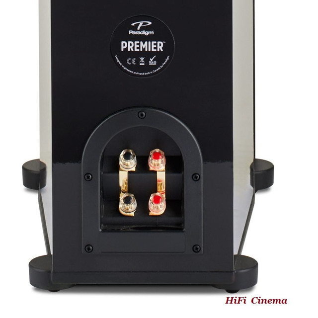 Paradigm Premier rear view акустичний термінал під роз'єм типу Paradigm Premier rear binding posts
