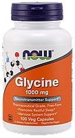 Амінокислота NOW Foods Glycine 1000 mg 100 VCaps