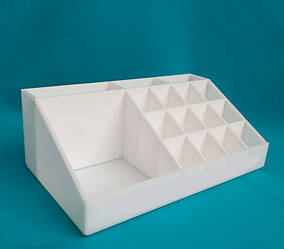 Підставка для косметики біла