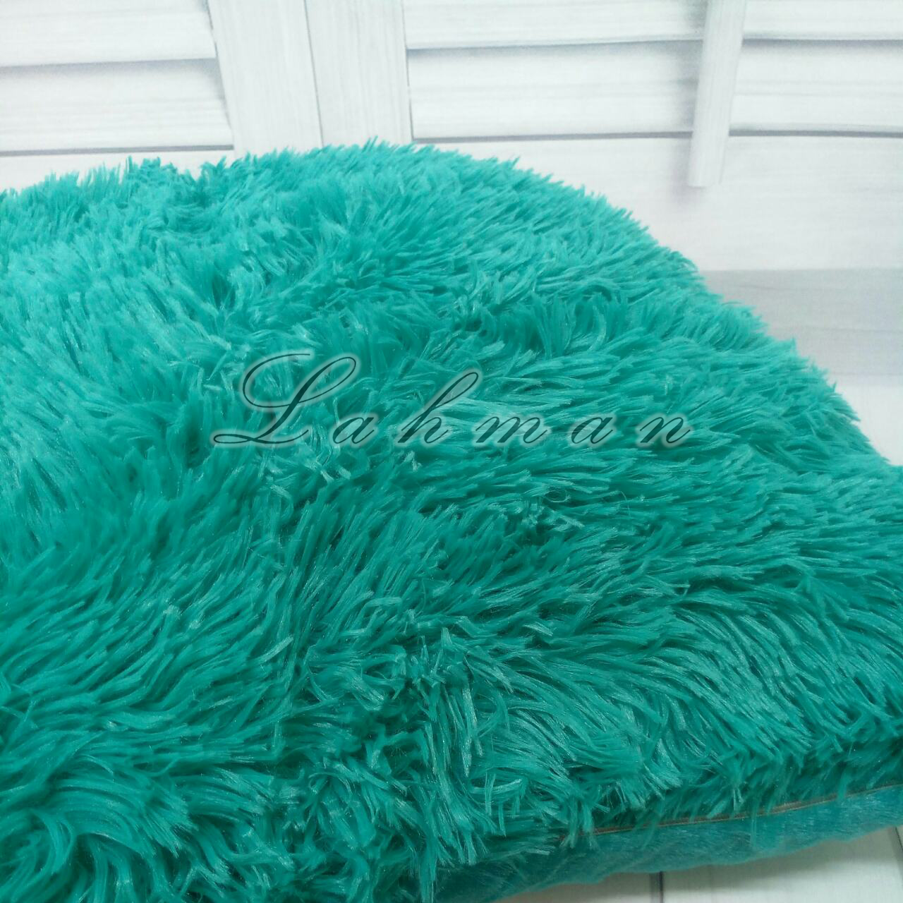 Чехол для подушки травка 50х50 см. | Декоративная пушистая наволочка для спальни, гостиной - фото 2 - id-p901240362