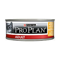 Консервы для взрослых кошек Purina Pro Plan Adult, курица,кусочки в паштете, банка, 85 г