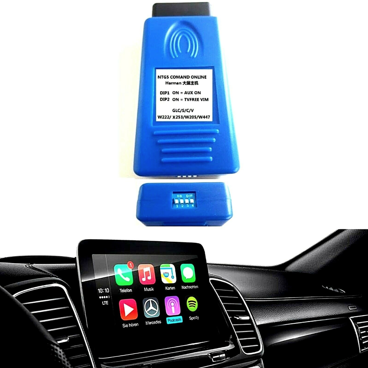 CarPlay NTG5 S1 Активація інструмента для безпечного використання iPhone/Android телефона в автомобілі