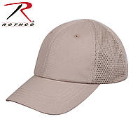 Бейсболка тактическая с вентилляционной сеткой Mesh Back Tactical Cap цвет хаки Rotcho USA