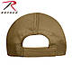Бейсболка чоловіча тактична з вентилляционной сіткою Mesh Back Tactical Cap койот Rotcho USA, фото 4