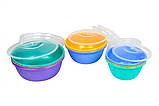 Набір мисок для кухні з кришкою 9 штук, фото 3