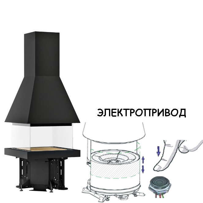 M360Q - Панорамна квадратна топка. 16,5 кВт. Piazzetta Італія