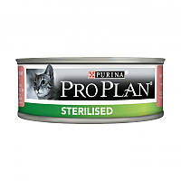 Консерви Purina Pro Plan для стерилізованих кішок і кастрованих котів, лосось і тунець, банка, 85 г