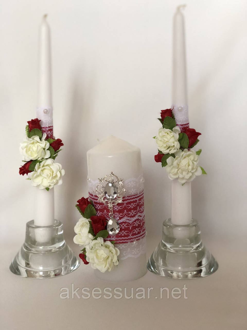 Весільні свічки ручної роботи Сімейне вогнище