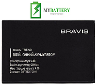 Оригинальный аккумулятор АКБ батарея BRAVIS Trend 2000mAh 3.8V