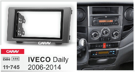 Рамка перехідна Carav 11-745 Iveco Daily 2006-2014, фото 2