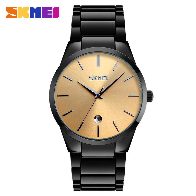 SKMEI 9140 BLACK GOLD