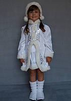 Карнавальный костюм Снегурочка №2 (белый), фото 1