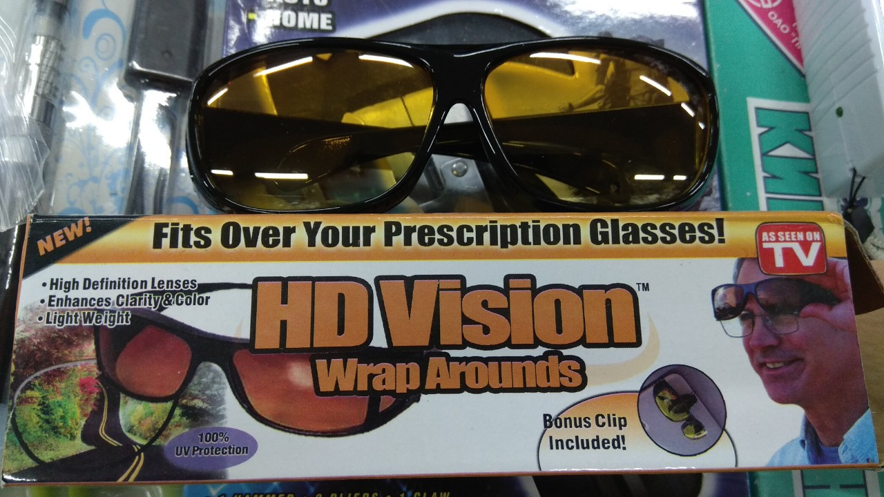 Окуляри нічного бачення HD Vision Wrap Around окуляри антифари