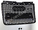 Решітка радіатора RS6 на Audi A6 2005-2012 (чорна з чорною окантовкою), фото 5