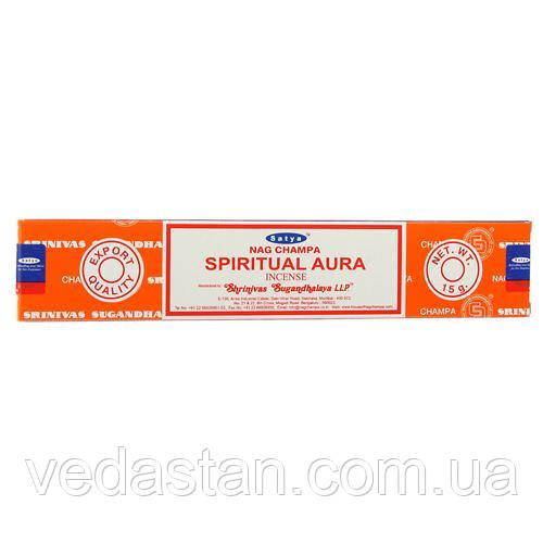 Аромапалички, пахощі Nag Champa Spiritual Aura (15gm)