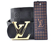 Ремінь Louis Vuitton Space Black Луї Вітон