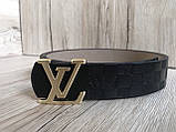 Ремінь жіночий Louis Vuitton Space Black Луї Вітон, фото 3