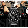 Чоловічий спортивний годинник Skmei 0990 Resist Чорний, фото 2