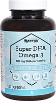 ДГК Омега-3, Vitacost, Super DHA Omega-3, 500 мг, 180 капсул