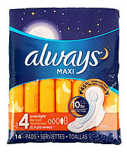Always прокладки Maxi ночные (14 шт)