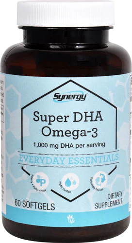 ДГК Омега-3, Vitacost, Super DHA Omega-3, 1000 мг, 60 капсул