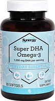 ДГК Омега-3, Vitacost, Super DHA Omega-3, 1000 мг, 60 капсул