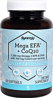 Омега-3 EPA и DHA с коэнзимом Q10, Vitacost, Omega-3 EPA & DHA with CoQ10, 100/1200 мг, 60 капсул