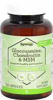 Глюкозамін, хондроїтин та ЧСЧ з вітаміном с і марганцем, Vitacost, Glucosamine Chondroitin & MSM 120 капсул