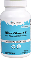 Вітамін К2, Vitacost, Ultra Vitamin K, 180 капсул