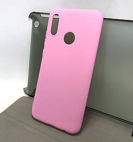 Чохол для Huawei P Smart 2019, Honor 10 Lite накладка силіконовий бампер SMTT рожевий