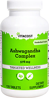 Ашваганда, Vitacost, Ashwagandha Complex, 578 мг, 120 таблеток