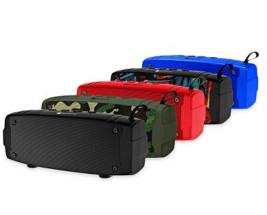 Відкритий бездротовий Bluetooth-стерео динамік New Rixing NR-3020 портативна колонка, фото 3