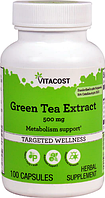 Зелений чай, екстракт, Vitacost, Green Tea Extract, 500 мг, 100 капсул