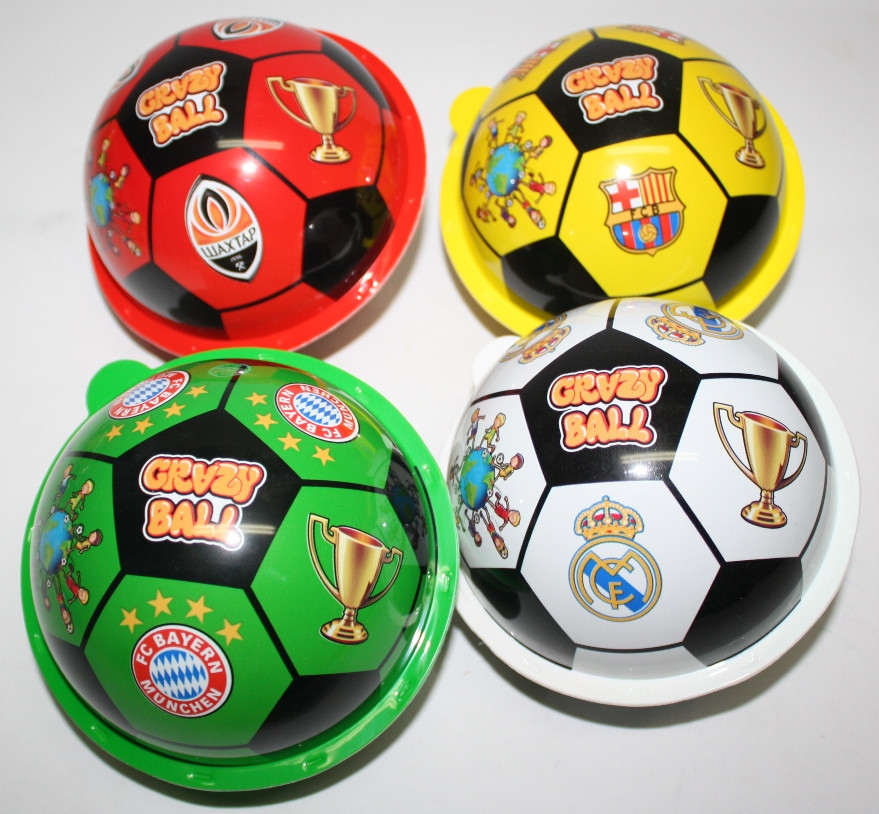 Пластиковий М'яч Crazy Ball з сюрпризом 6 шт