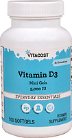 Вітамін Д3, Vitacost, Vitamin D3, 5000 IU, 100 капсул
