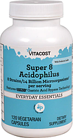 Ацидофілін (пробіотик), Vitacost, Super 8 Acidophilus ProBiotic, 14 мільярдів CFU, 120 капсул