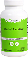 Трав'яне проносне, Vitacost, Herbal Laxative, 250 таблеток
