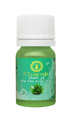 Індійський гель для душу «Aloe Vera & Cool Water» Chandi, 15 мл, фото 2