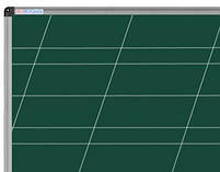 Розкреслювання (розліновка) шкільної дошки - нотний стан, фото 3