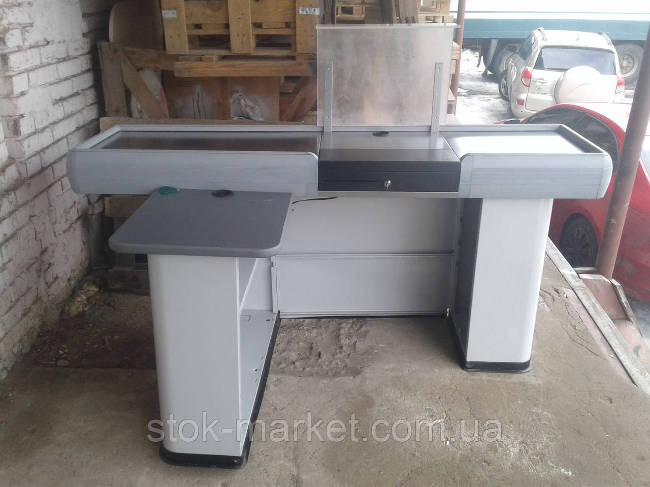Касовий бокс Модерн 1,80 бу. місце касира бу., фото 1
