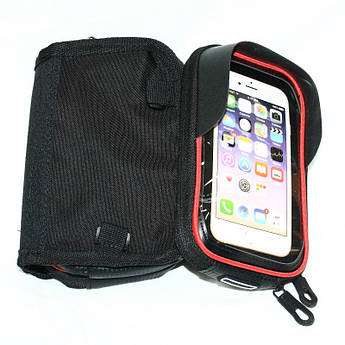 Велосипедна сумка на раму для інструменту та смартфона 5.5" (GA-75) водонепроникний матеріал B-SOUL