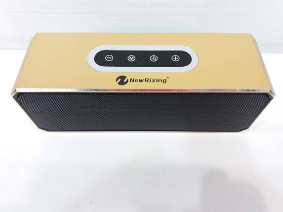 Колонка портативна New Rixing NR-3011 стереоакустика Bluetooth динамік, фото 4