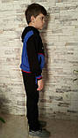 Синій спортивний костюм на хлопчиків 128,152 зросту, фото 2
