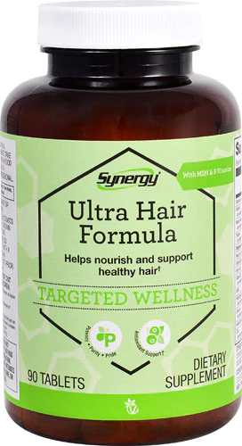 Комплекс для волосся з вітамінами B і МСМ, Vitacost, Ultra Hair Formula with MSM & B Vitamins, 90 таблеток