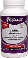 Магній хелат, Vitacost, Chelated Magnesium - Albion®, 180 капсул