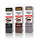 Фарба для брів на основі хни Delia Cosmetics Henna 2 г Чорна, фото 8