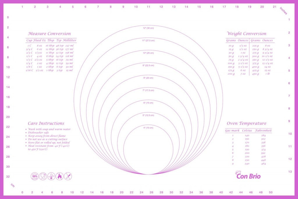 Силіконовий килимок Con Brio СВ-676 60х40см фіолетовий прінт