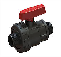 Кран пластиковий кульовий НР 2"