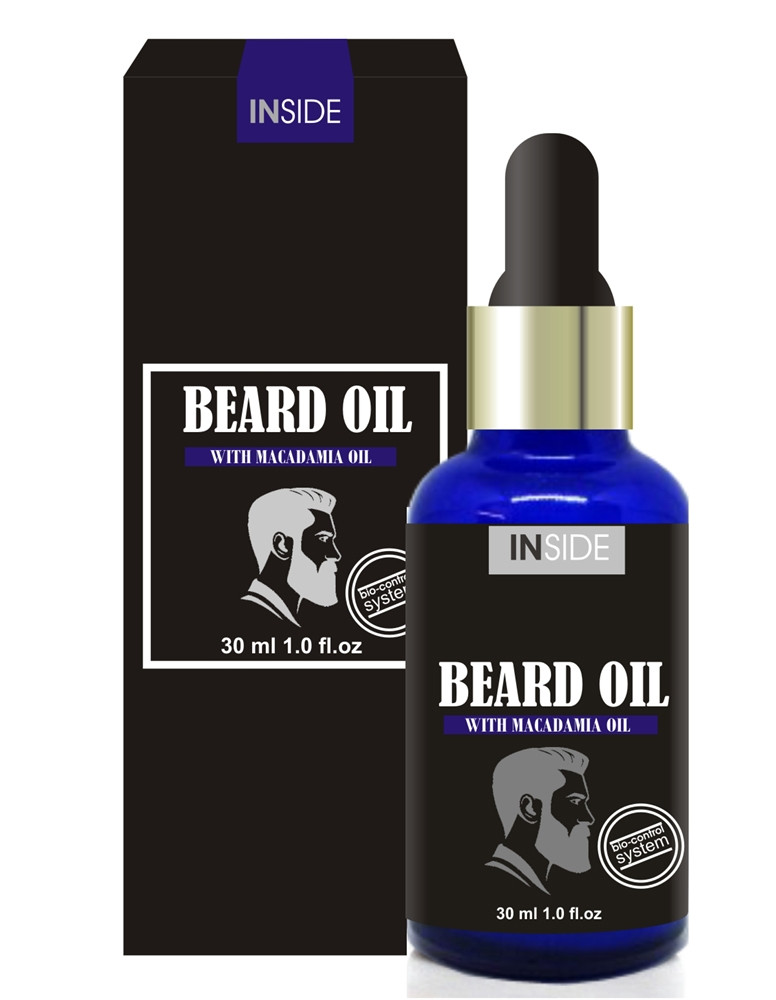 Олія для догляду за бородою з феромонами Beard Oil Macadamia, 30 мл 